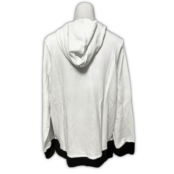 Societie Plus Hoodie Jacket Lightweight Full Front Zip-Up Closure White 18 NWOT - Picture 6 of 11